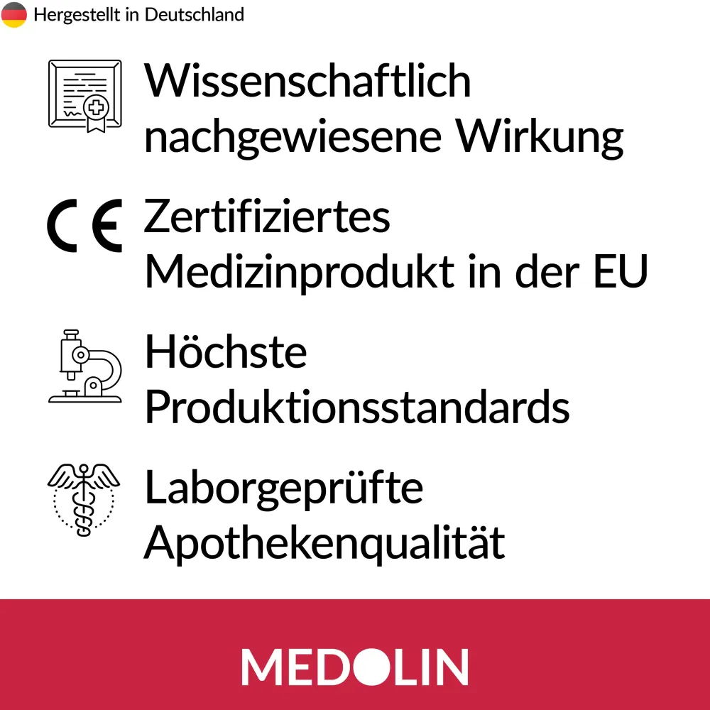 Medolin® Herpesgel - Herpescreme gegen Lippenherpes - Herpes Creme für gesunde Lippen| New
