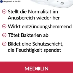 Medolin® Hämorrhoiden Gel - Hämorrhoiden Salbe bei Hämorrhoidenleiden - Effektive Hämorrhoidensalbe| Best