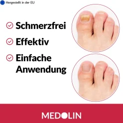 Medolin® Nagelpilz Lösung - Nagelpilz Lack - Effektive Nagelpilzkur - Nagelpilz Nagellack><noscript><img width=