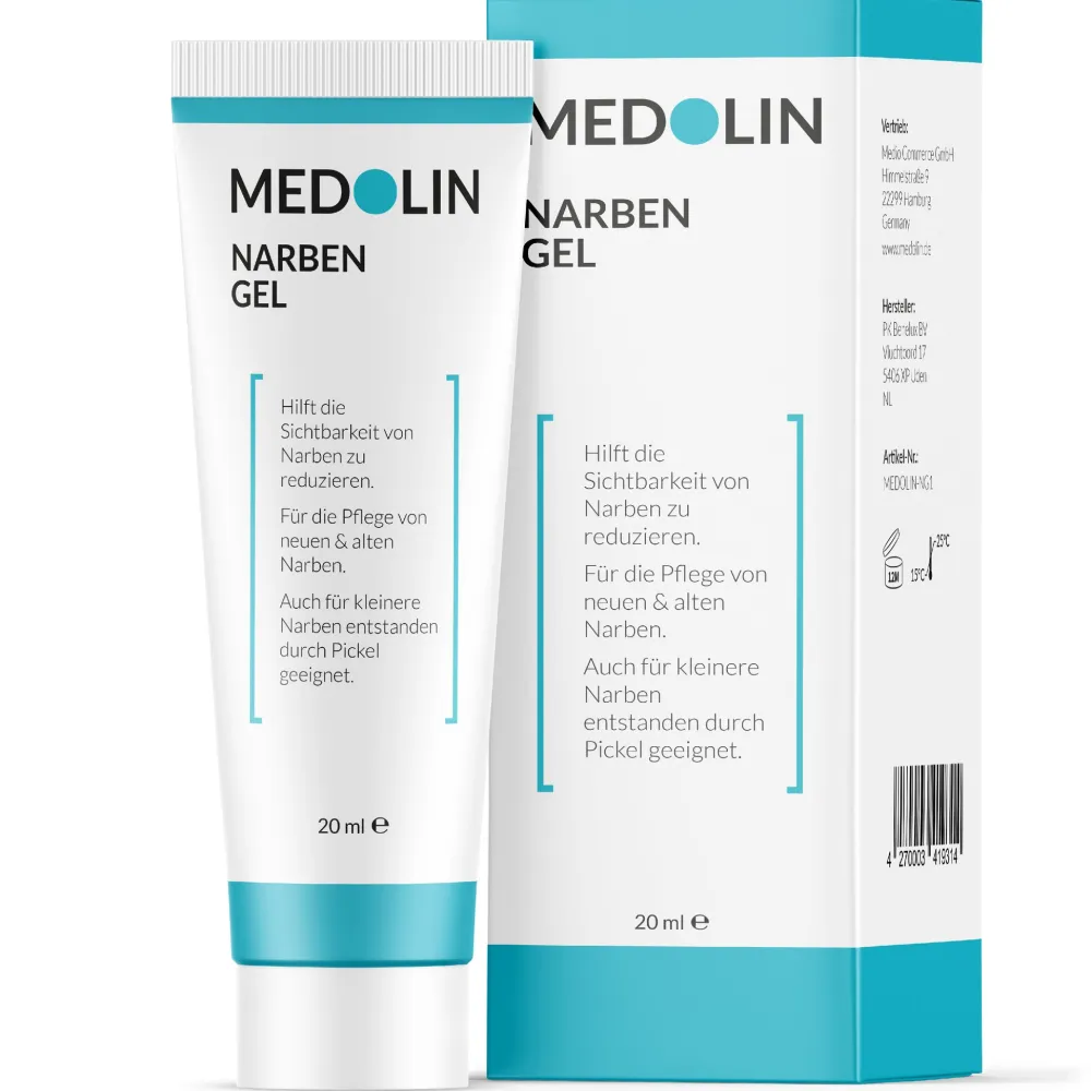 Medolin® Narbengel - Narbensalbe für schöne Haut - Effektive Narbencreme|