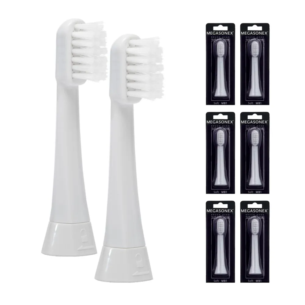 MEGASONEX MB5 soft-flach Bürstenköpfe> Hot