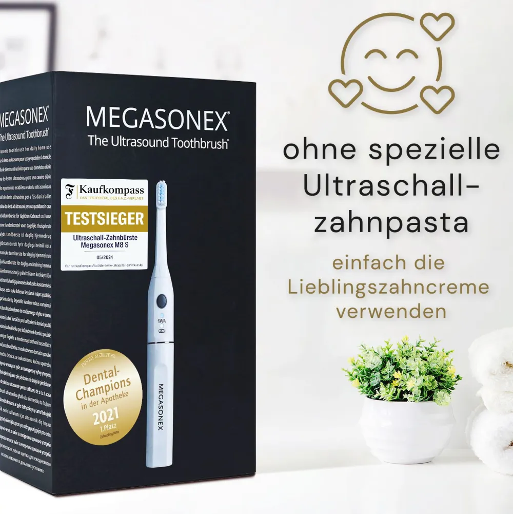 MEGASONEX M8 S Ultraschall-Zahnbürste>