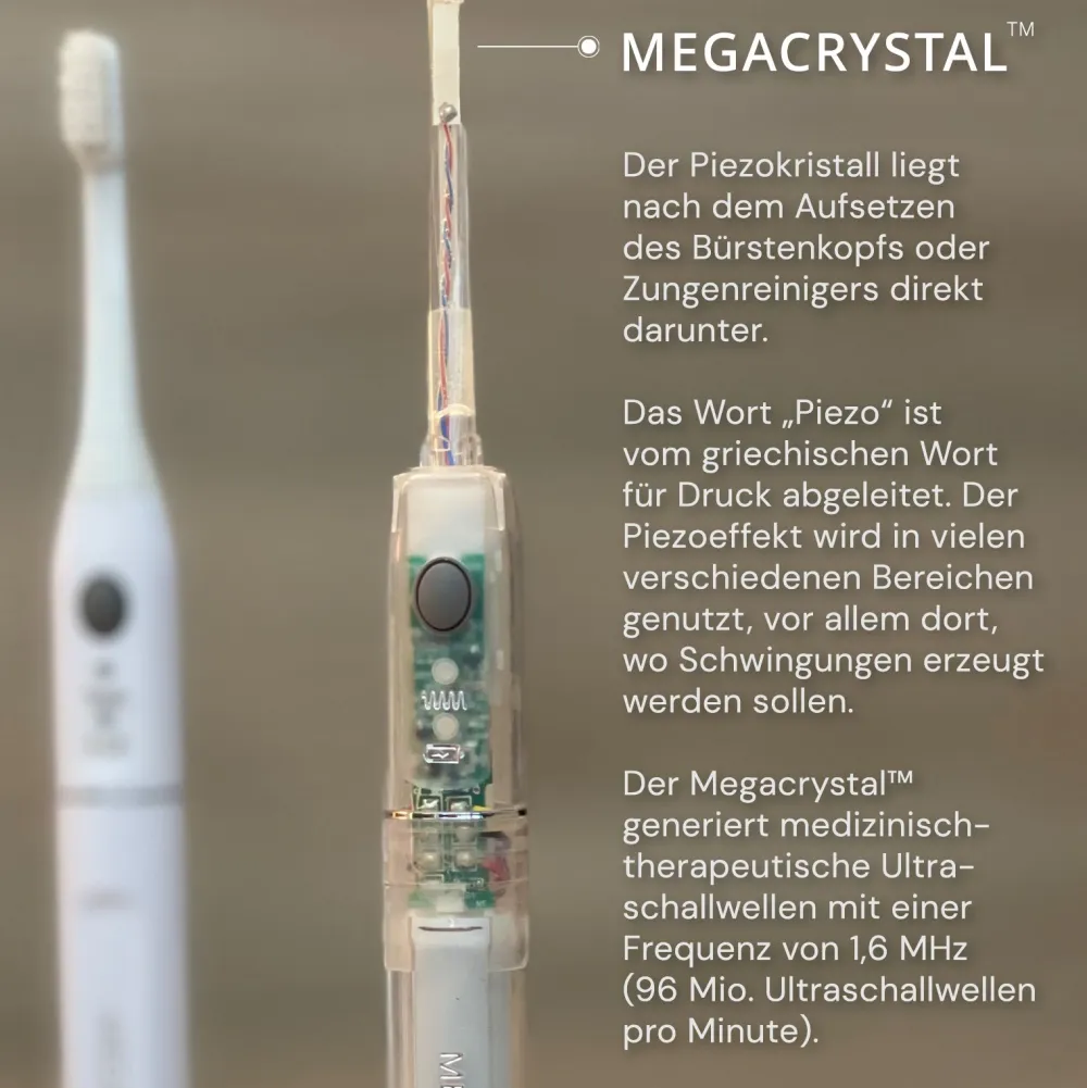 MEGASONEX M8 S Ultraschall-Zahnbürste>