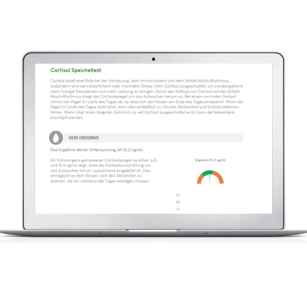Meinlabtest Cortisol Test> Online