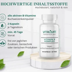 meinVitalium - reine Vitamin-B Komplex Kapseln| Outlet