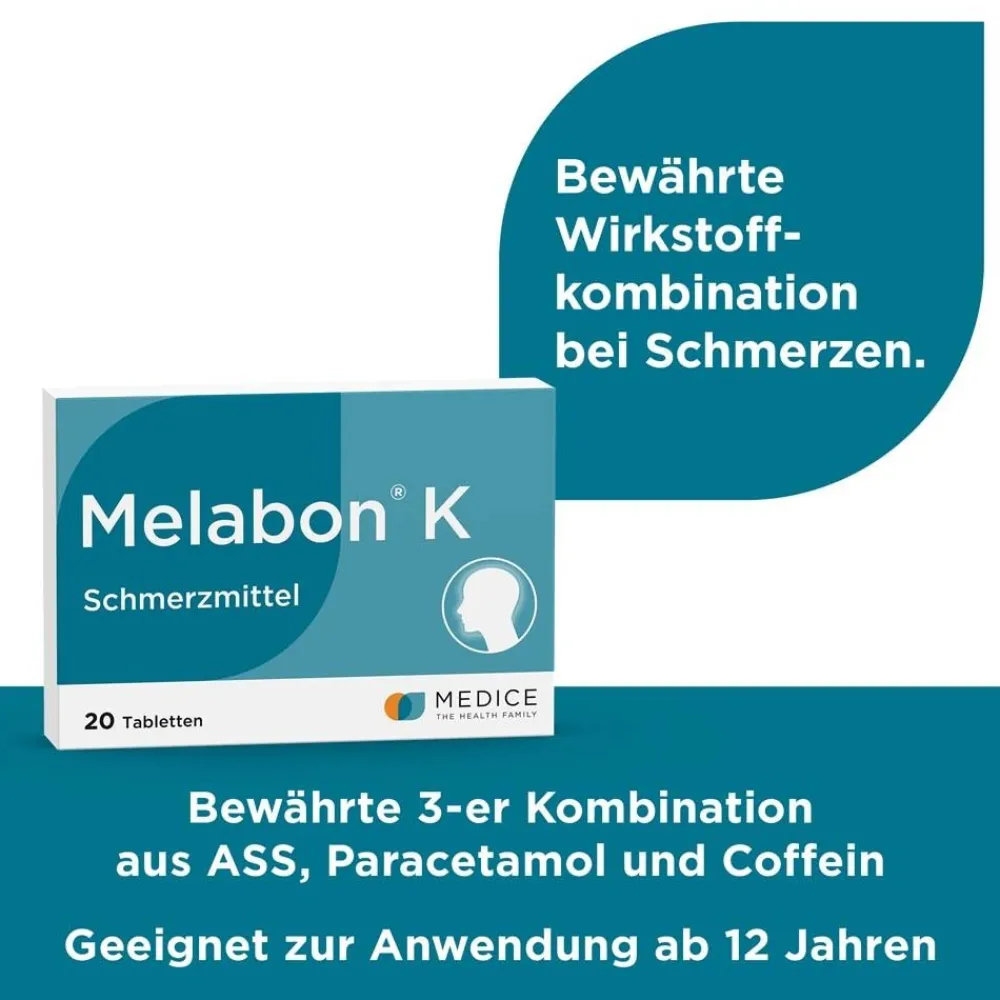 Melabon K bei Kopfschmerzen und Zahnschmerzen> Online