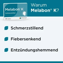Melabon K bei Kopfschmerzen und Zahnschmerzen><noscript><img width=