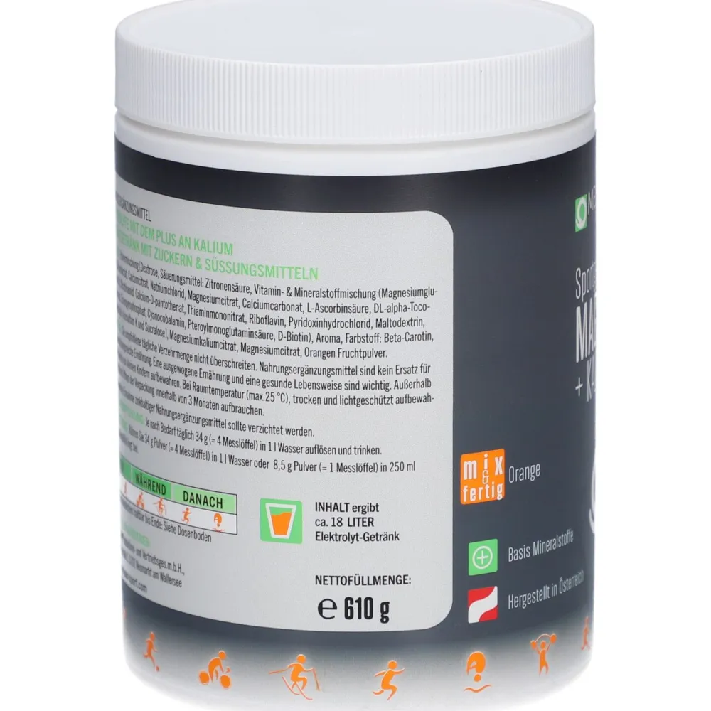 Melasan Sport® Sportgetränk mit Magnesium und Kalium Orange| Discount