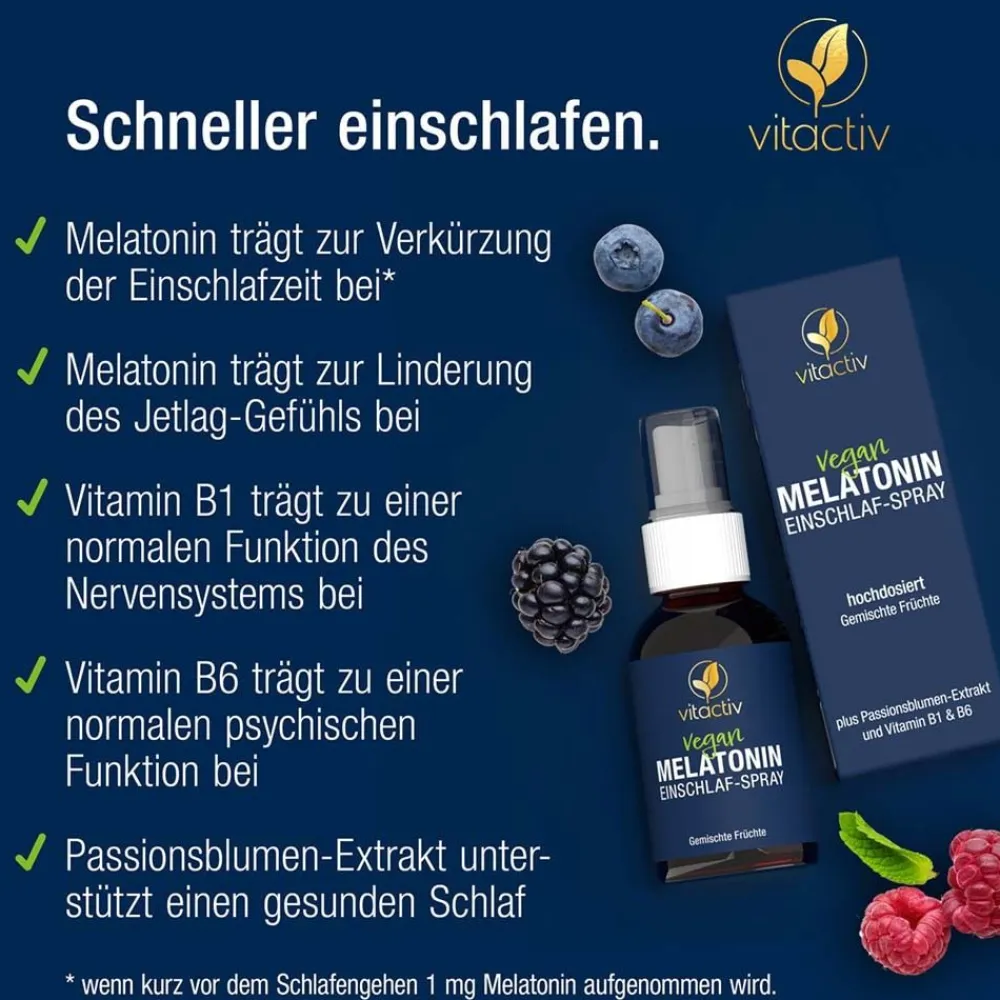 Melatonin Einschlaf-Spray - Gemischte Früchte|Feelgood Shop Clearance