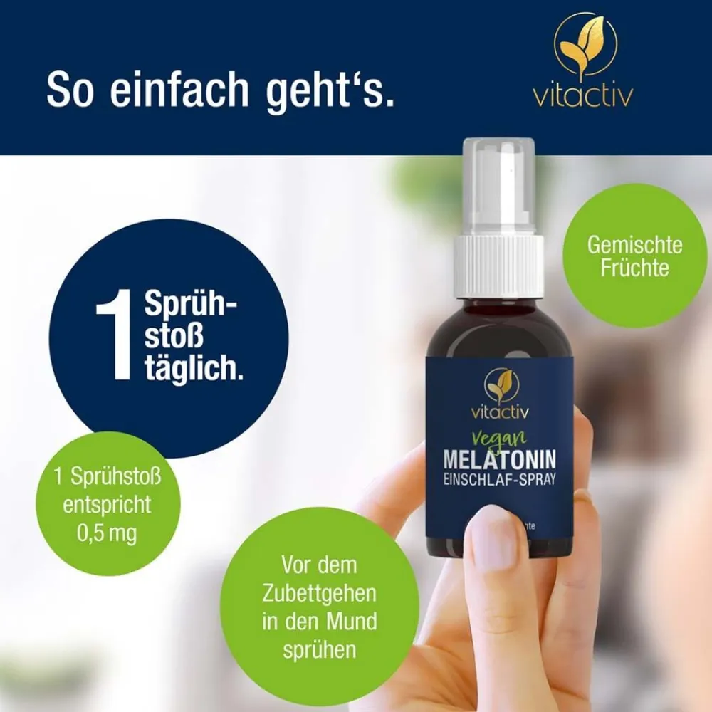 Melatonin Einschlaf-Spray - Gemischte Früchte|Feelgood Shop Clearance