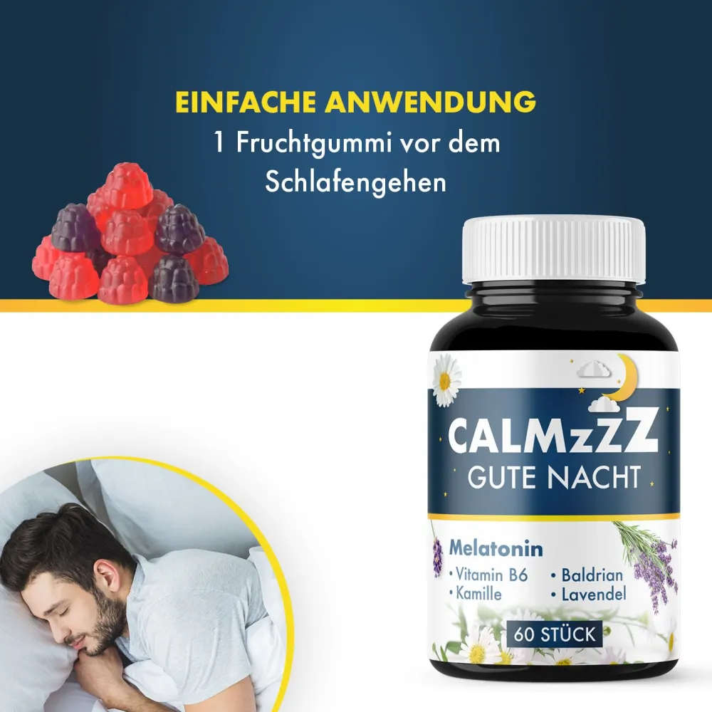 Melatonin Gummibärchen für besseren Schlaf| Clearance