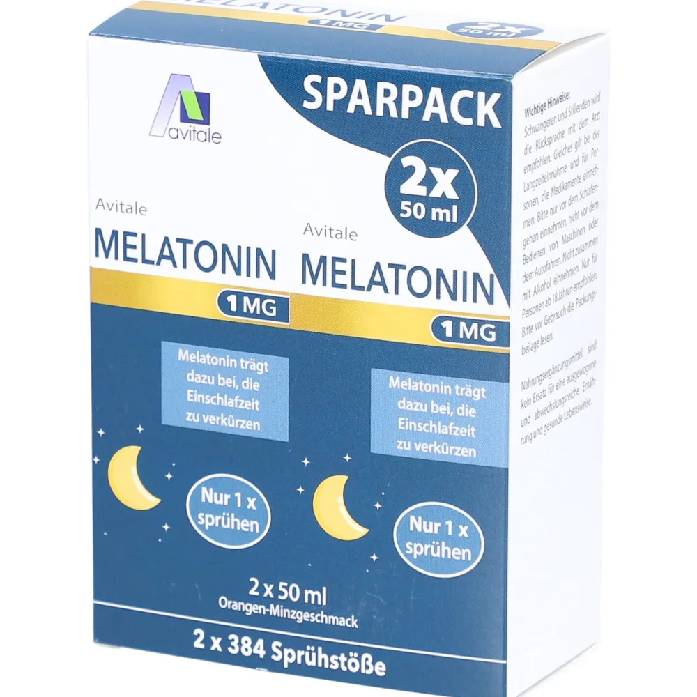 Melatonin 1 mg Einschlaf-Spray Sparpack> New