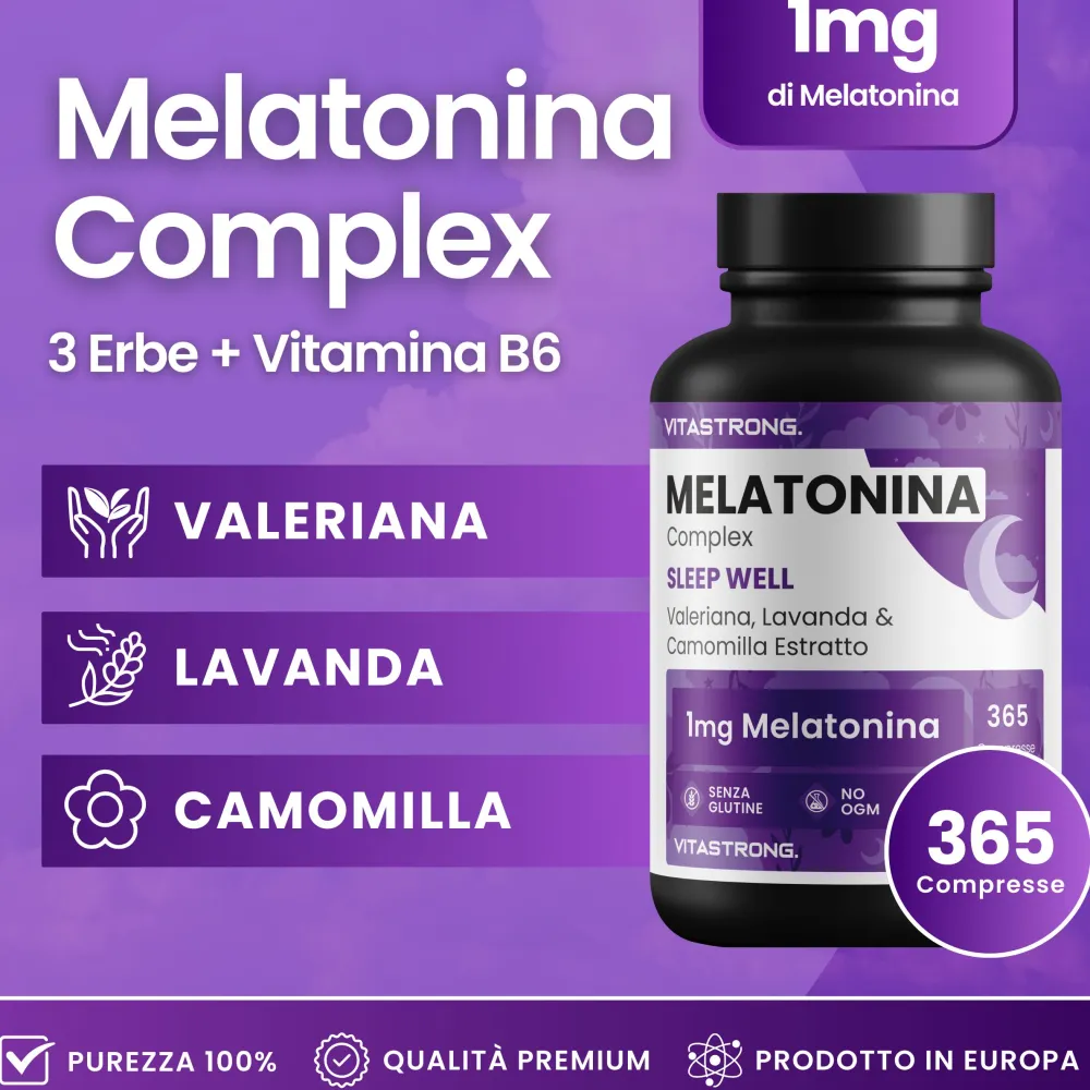 Melatonin Vitastrong Komplex, 365 Mikro-Tabletten>