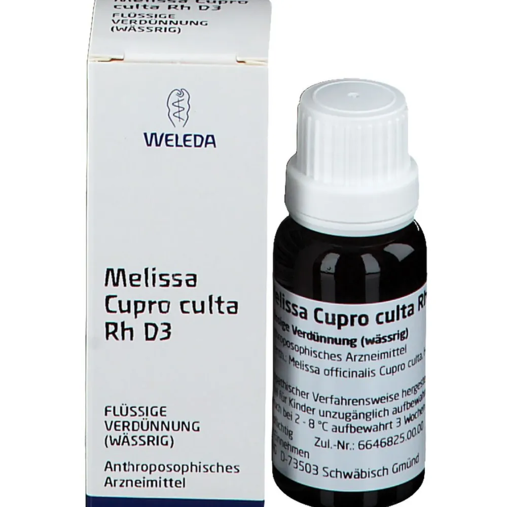 Melissa Cupro Culta RH D3|WELEDA Clearance