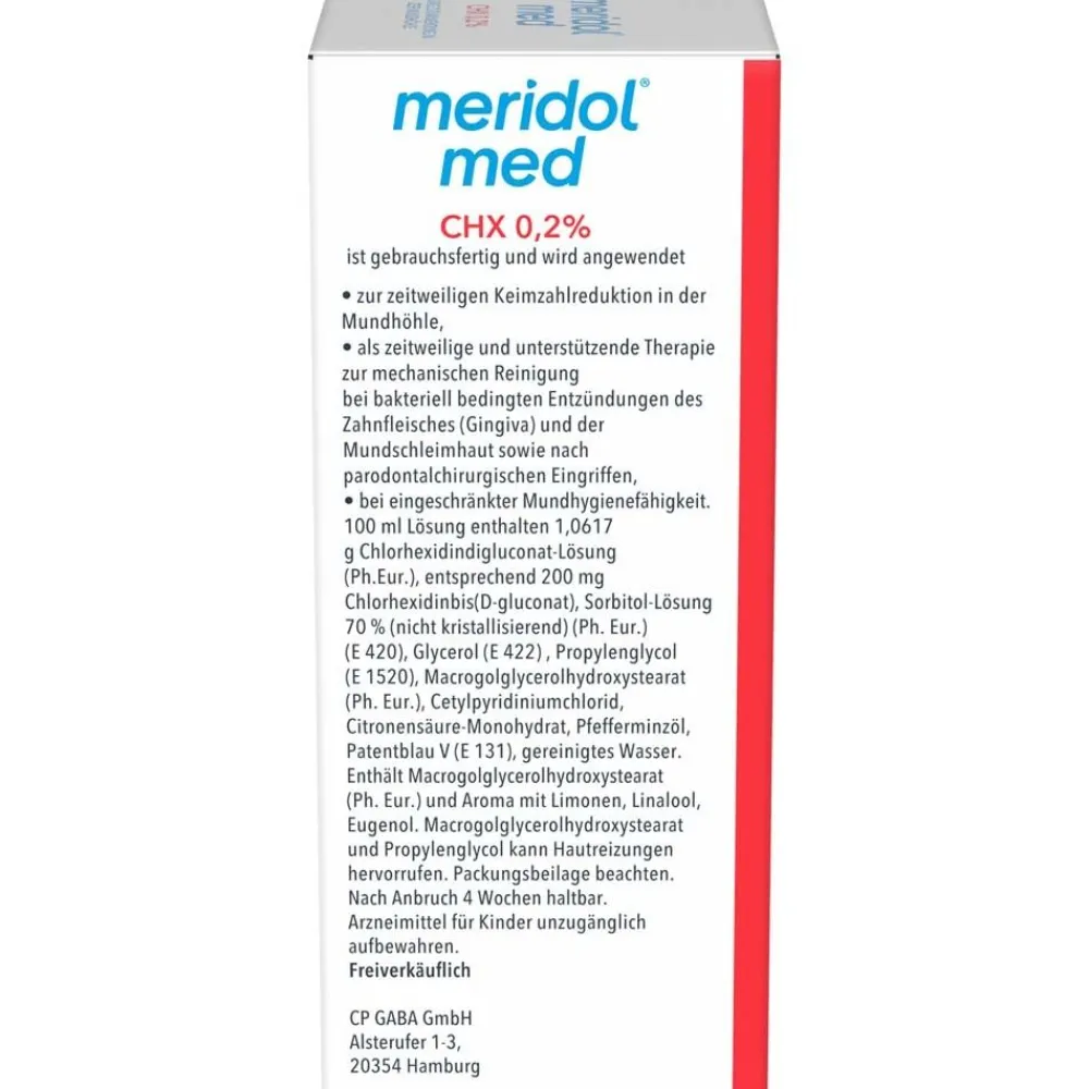med CHX 0,2% Mundspülung|Meridol New