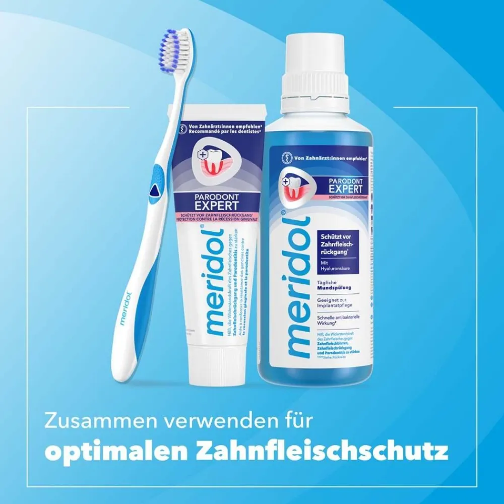 Parodont Expert Mundspülung bei Parodontitis und Zahnfleischrückgang|Meridol Discount