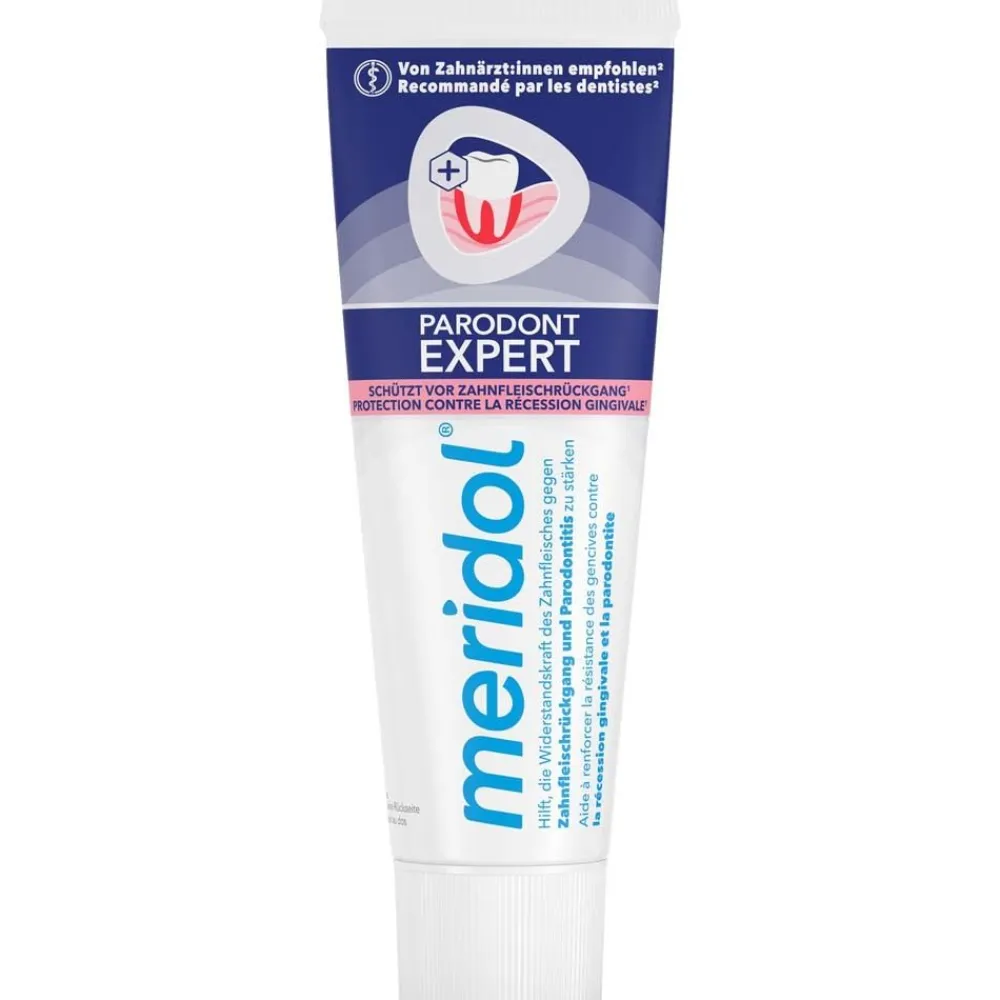 Parodont Expert Zahnpasta bei Parodontitis und Zahnfleischrückgang|Meridol Discount