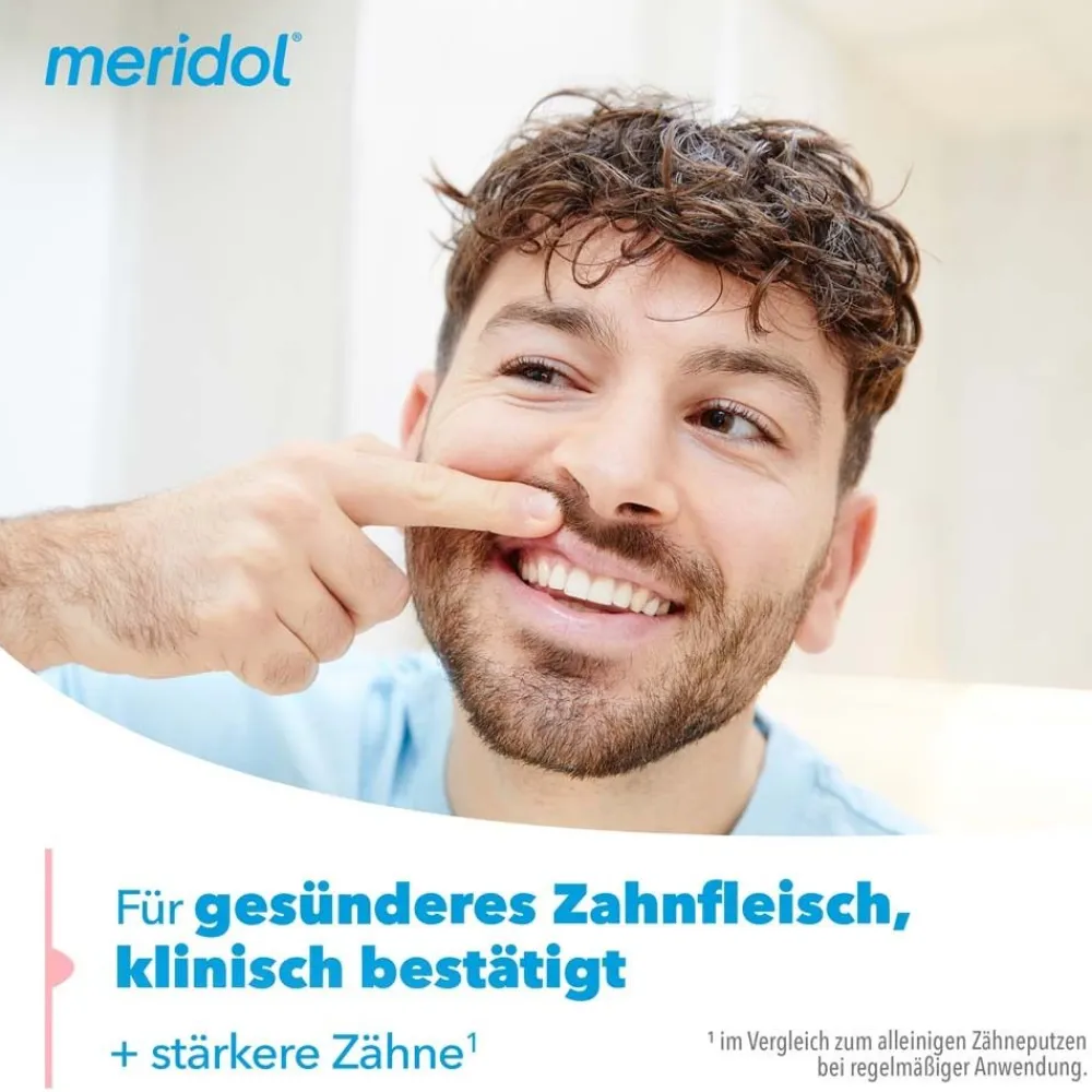 Zahnfleischschutz antibakterielle Mundspülung>Meridol