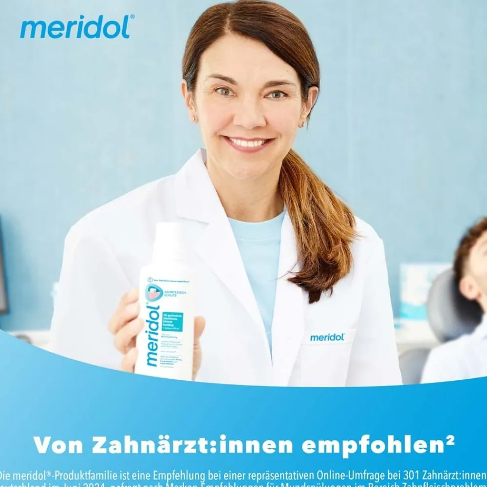 Zahnfleischschutz antibakterielle Mundspülung>Meridol