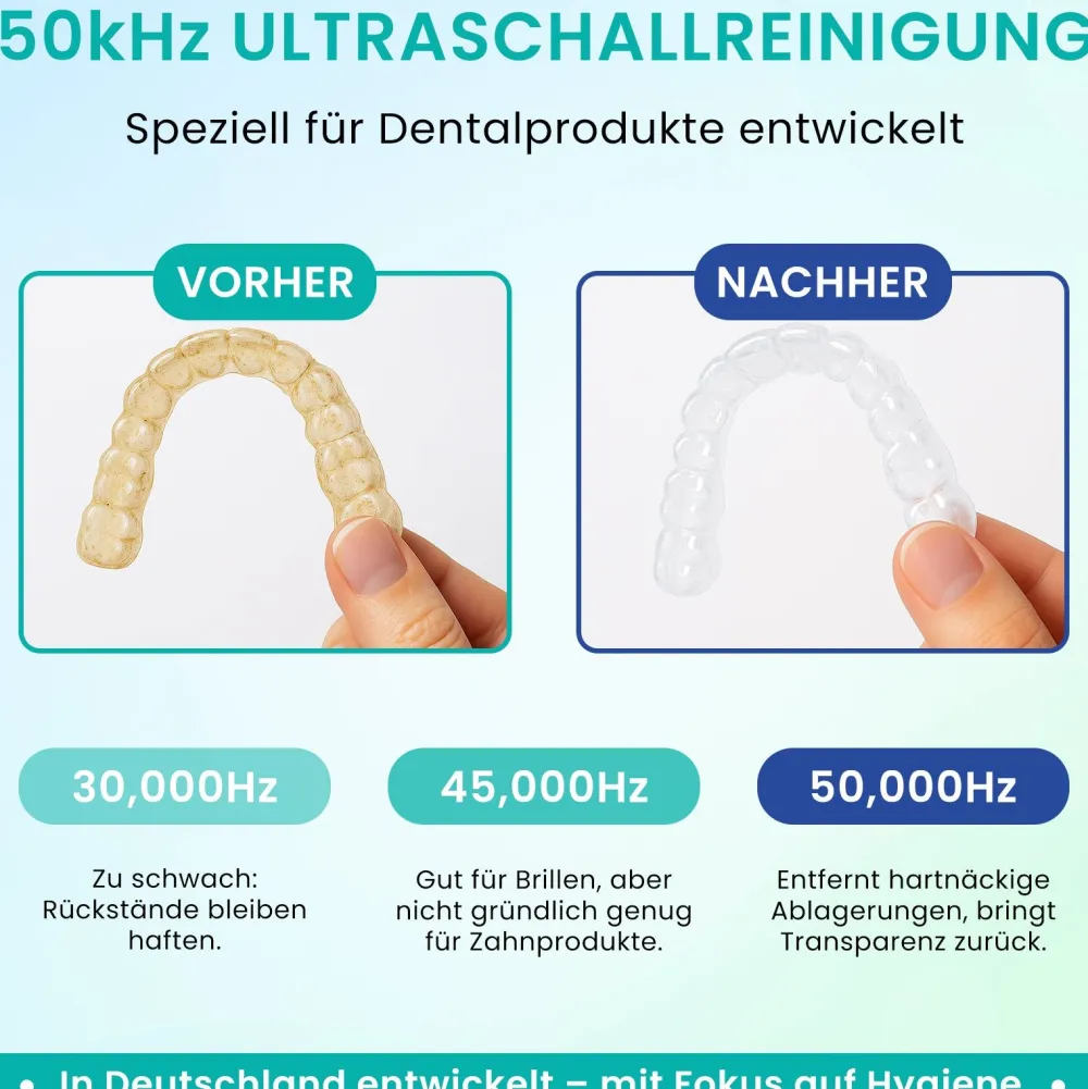 mfa® Ultraschallreiniger für Zahnprothesen und Zahnschienen| Best