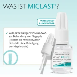 MICLAST® 80 mg/g wirkstoffhaltiger Nagellack gegen Nagelpilz 2x3ml><noscript><img width=