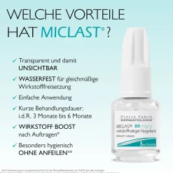 MICLAST® 80 mg/g wirkstoffhaltiger Nagellack gegen Nagelpilz 2x3ml><noscript><img width=