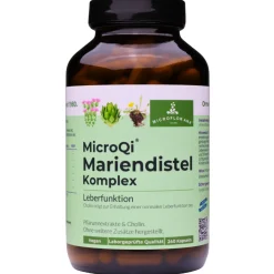 MICROFLORANA® Mariendistel Kapseln hochdosiert - Leber Komplex mit Artischocke, Löwenzahn und Cholin> New