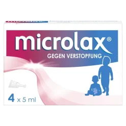 ® für Säuglinge & Kinder bis 6 Jahre bei Verstopfung mit kurzem Tubenhals|microlax Hot