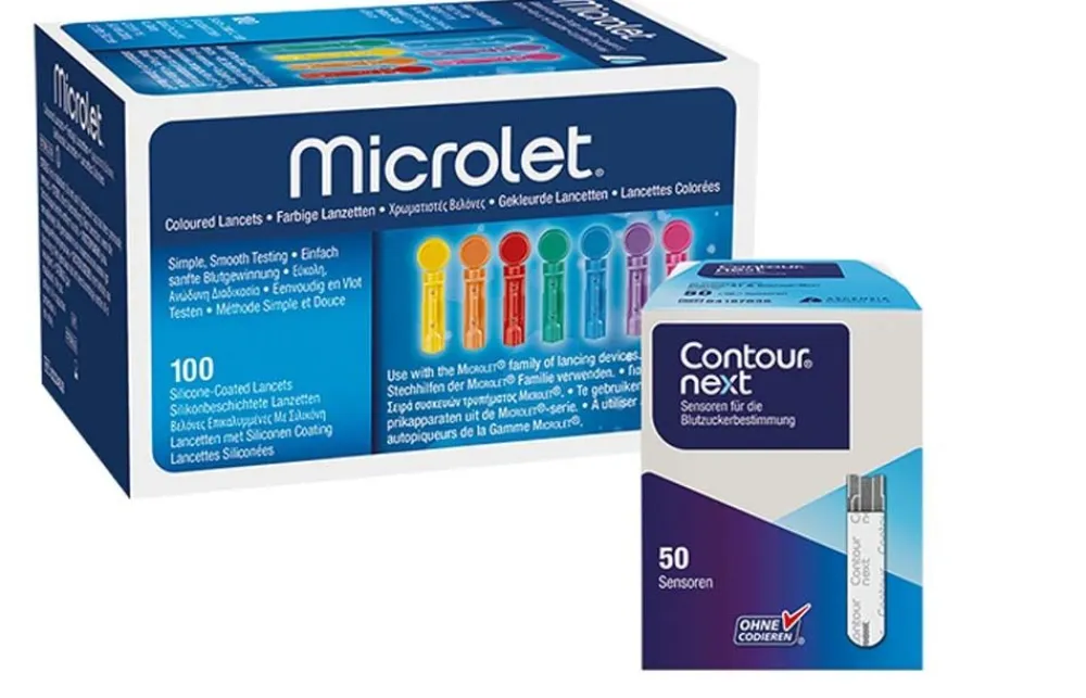 Microlet® Lanzetten + CONTOUR® NEXT Sensoren>