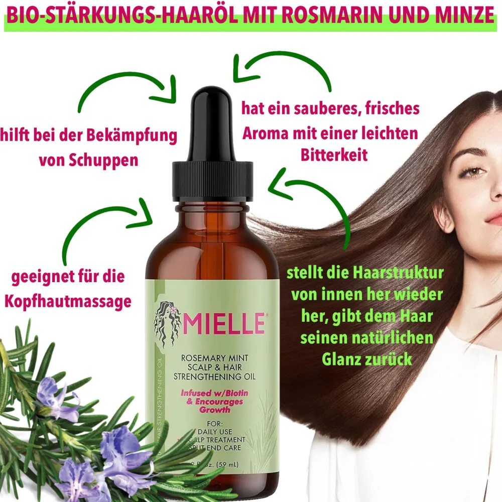 Mielle Organics Rosmarinöl Haaröl für Haarpflege und Haarwachtstum| Sale