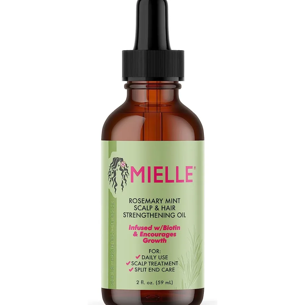 Rosmarin-Minzöl für Kopfhaut und Haar, stärkendes Öl für gesundes Haarwachstum|MIELLE
