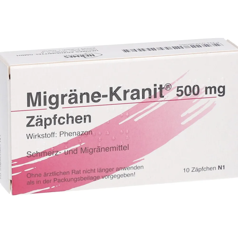 Migräne-Kranit® 500 mg Zäpfchen> Outlet
