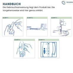 Milchallergie Test - Milch Test - Allergietest für Zuhause - Selbsttest - The|TESTER Best
