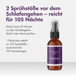 MINERALS & ME® Melatonin Einschlafspray|