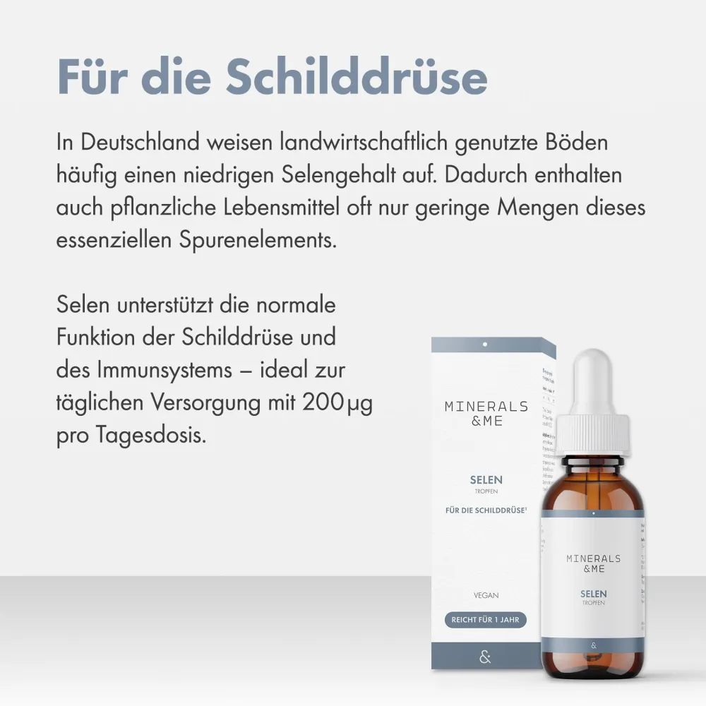 MINERALS & ME® Selen Tropfen| Discount