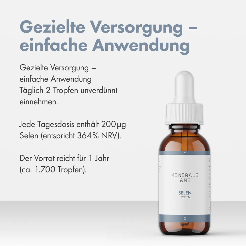 MINERALS & ME® Selen Tropfen| Discount