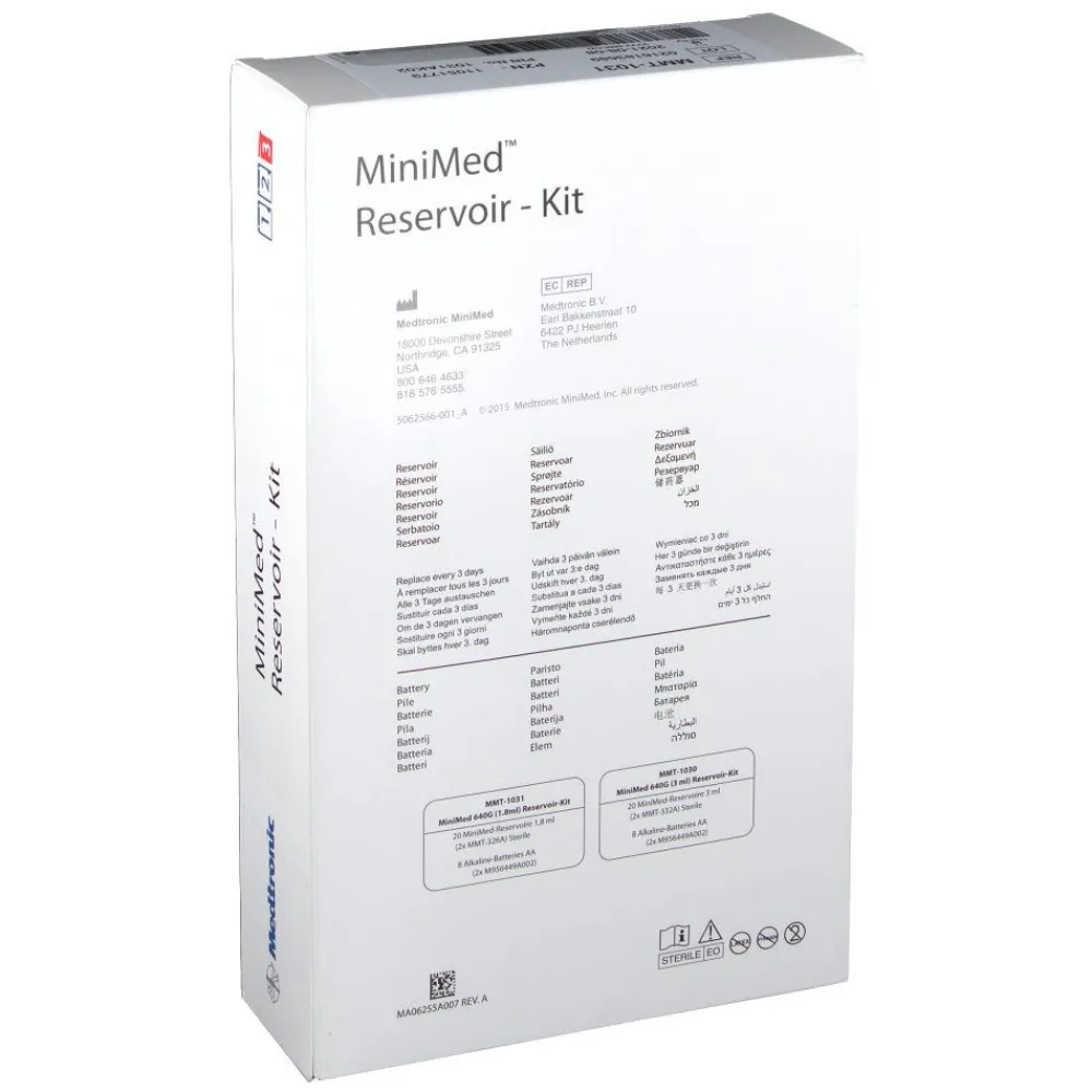 MiniMed® 640G Reservoir-Kit 1,8 ml inkl. Batterien|Medtronic Hot