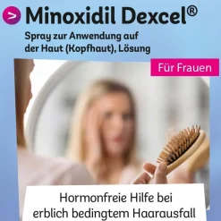 Minoxidil Dexcel® 20 mg/ml Spray, bei erblich bedingtem Haarausfall bei Frauen| Clearance