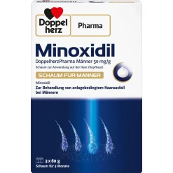 Minoxidil Pharma Männer 50 mg/g Schaum zur Anwendung auf der Haut (Kopfhaut)|Doppelherz