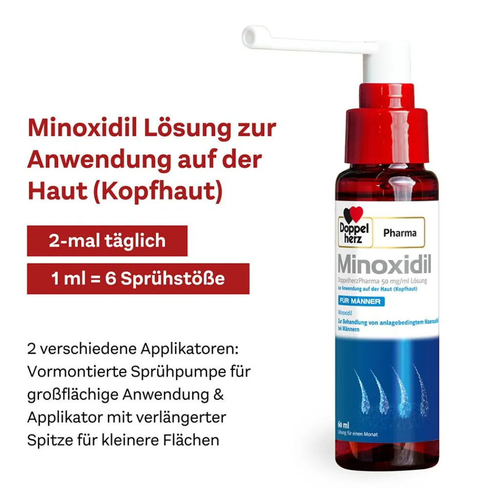 MINOXIDIL Pharma 50 mg/ml|Doppelherz Sale