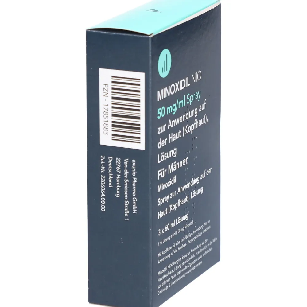 Minoxidil NIO® 50mg/ml Spray zur Anwendung auf der Kopfhaut> Online