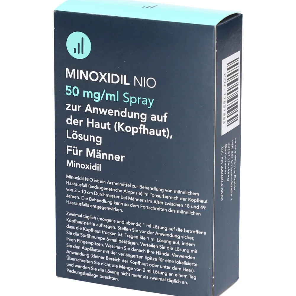 Minoxidil NIO® 50mg/ml Spray zur Anwendung auf der Kopfhaut> Online