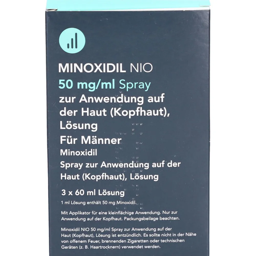 Minoxidil NIO® 50mg/ml Spray zur Anwendung auf der Kopfhaut> Online
