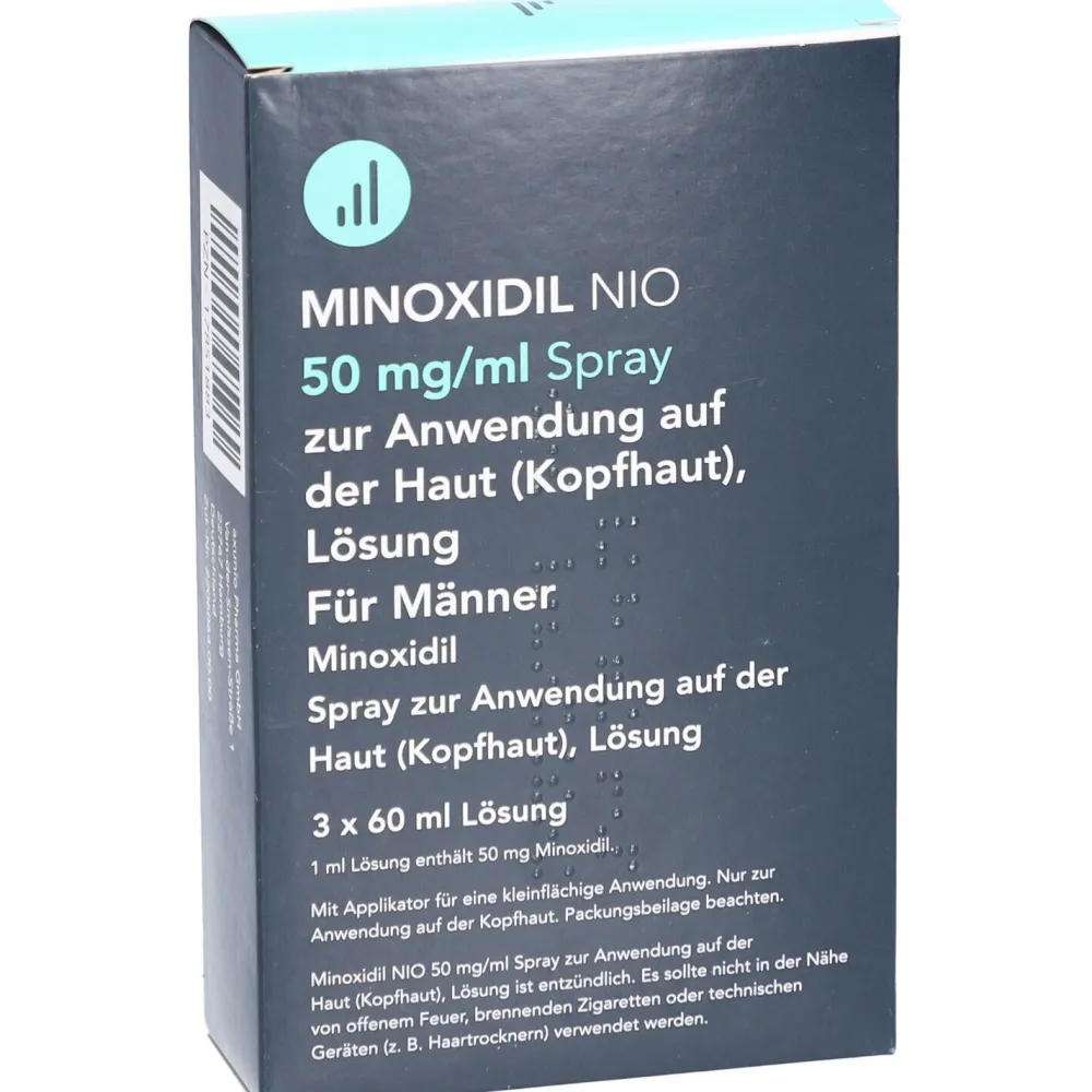 Minoxidil NIO® 50mg/ml Spray zur Anwendung auf der Kopfhaut> Online