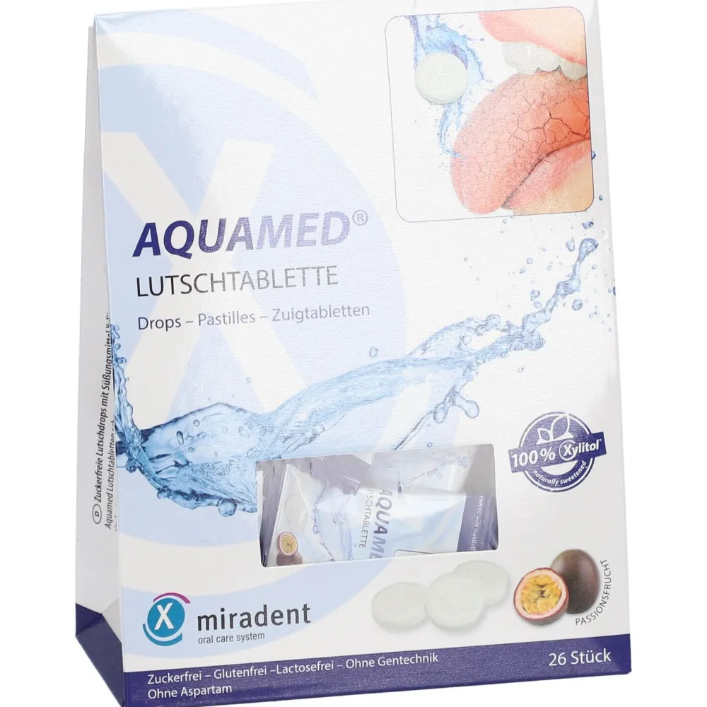 Aquamed Mundtrockenheits-Lutschtablette|Miradent Best
