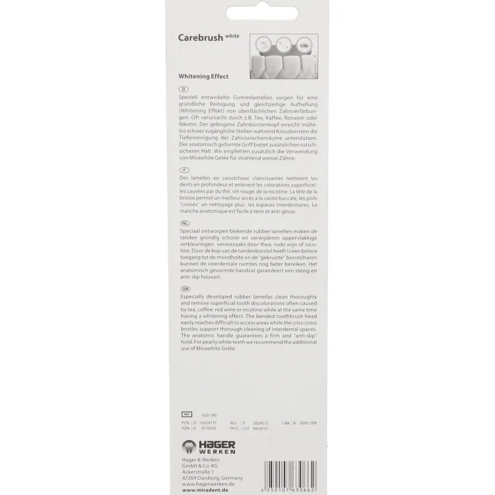 Carebrush white grün>Miradent Best