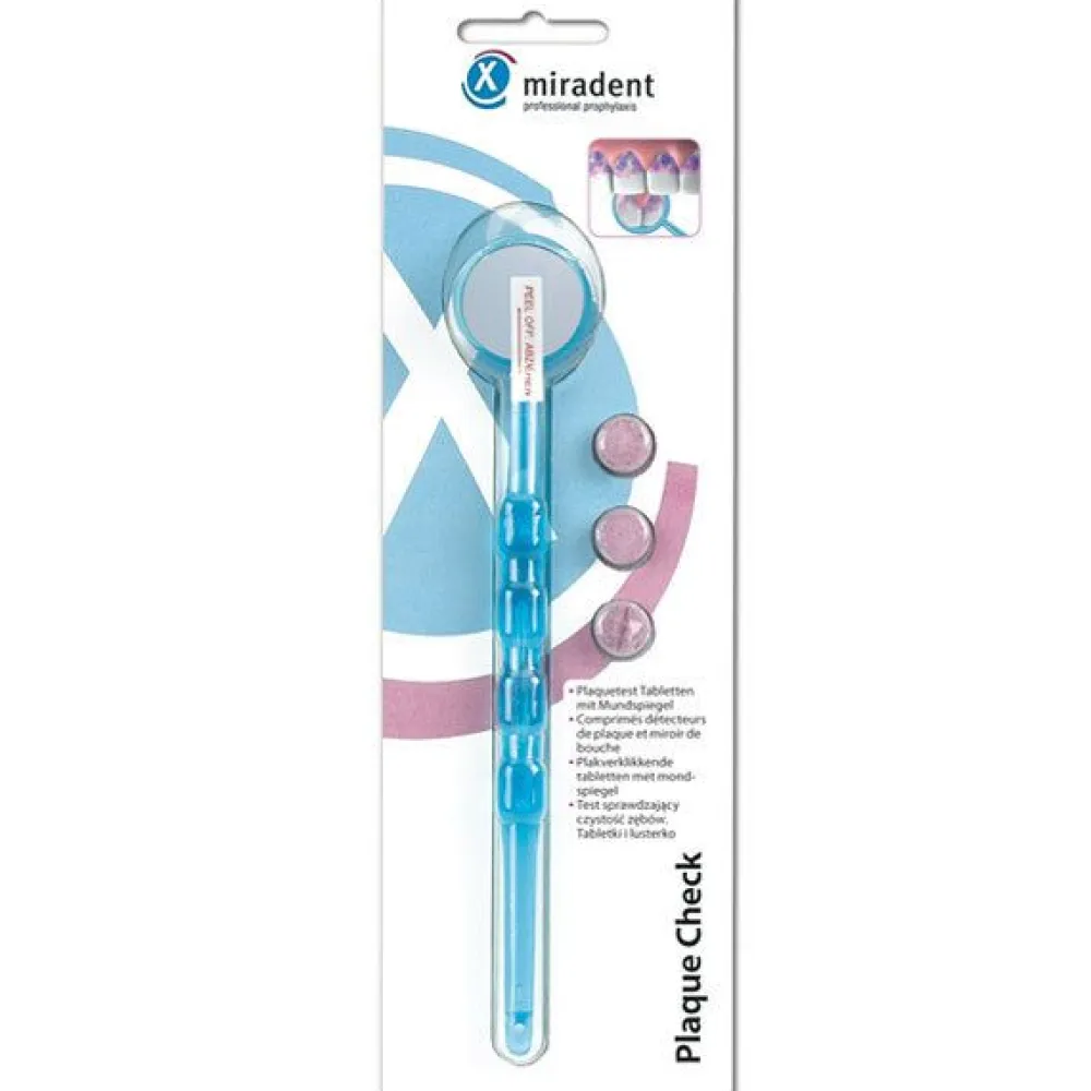 Plaque Check blau transparent|Miradent Outlet