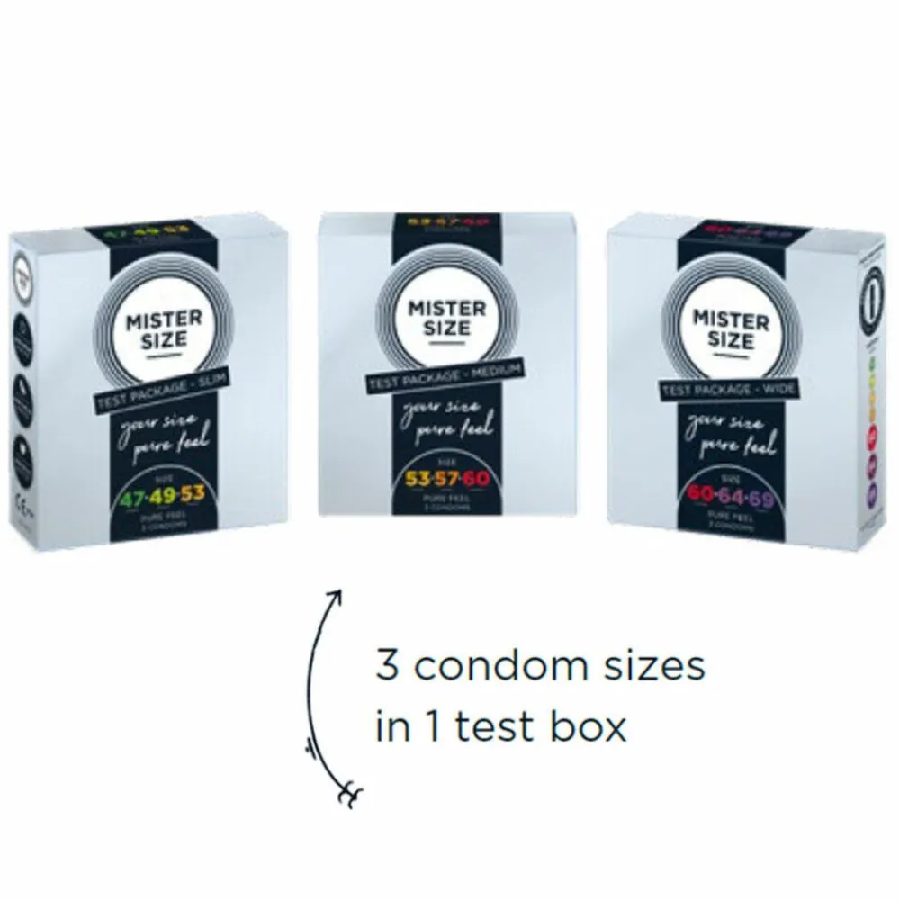 Probierpackung 60-64-69>MISTER SIZE New