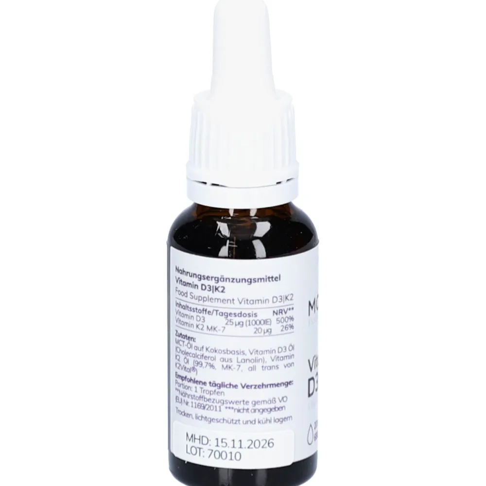 Moleqlar Vitamin D3 K2> Clearance