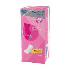 Premium lady pad 1 Tropfen, Inkontinenzeinlage für Frauen bei Blasenschwäche, Aloe Vera>MoliCare Online
